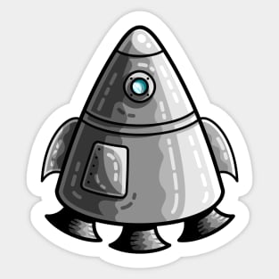 Space Capsule Sticker